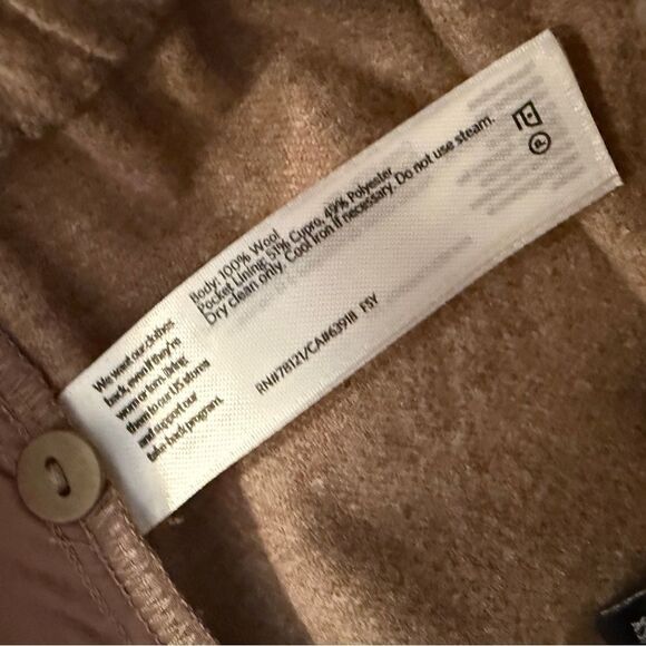 Eileen Fisher 100% Wool Pull on Trousers New - Picture 6 of 9